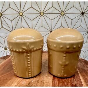 Sorrento Wheat (Gold) Salt and Pepper Shaker Set by Signature‎